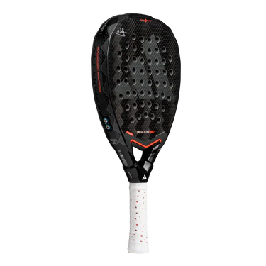 Raquette Adidas Metalbone HRD+ noire à manche blanc, vue de face